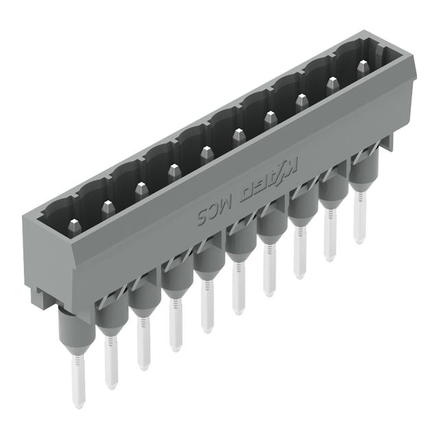 MCS-MIDI Classic wtyk 10-bieg. szary raster 5 mm /100szt./ WAGO