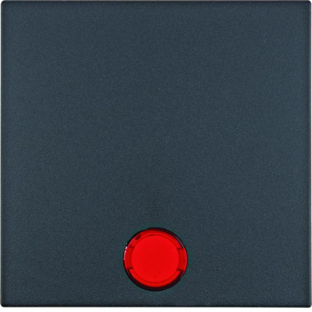 BERKER B.X Klawisz z 5 dołączonymi soczewkami do łączników 1-klawiszowych antracyt mat 16211606 HAGE