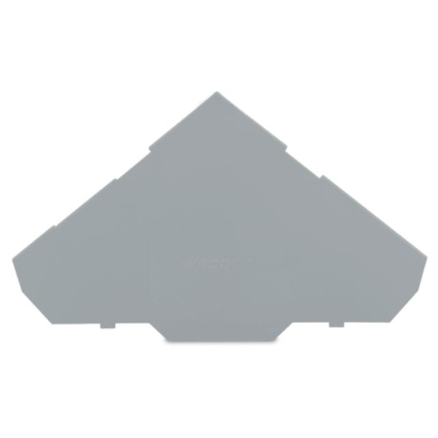 ścianka końcowa szara