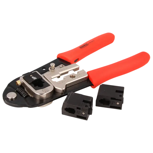 Zaciskarka Praska do złącz RJ45/RJ12/RJ11 (8P/6P/4P) 195mm TPR SK5 MN-20-180 RAWLPLUG