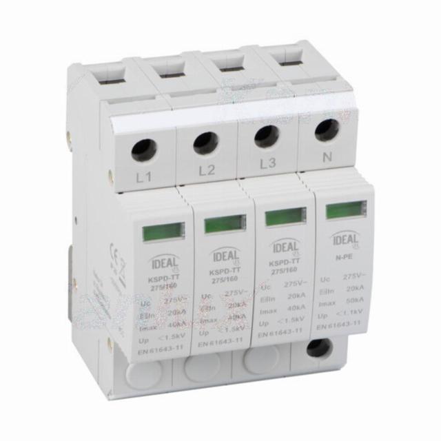 KSPD-TT 275/160 3P+N Ogranicznik przepięć IDEAL TS KSPD-TT 275/160 3P+N 4P KANLUX