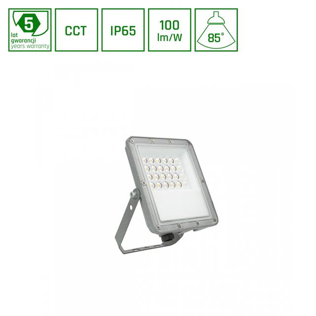 NOCTIS MAX CCT NAŚWIETLACZ 20W CCT 230V IP65 175x134x28mm SZARY 5 LAT GWARANCJI
