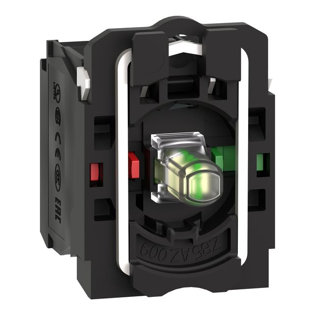 Harmony XB5 Korpus przycisku biały LED 24V NO+NC ZB5AW0B15