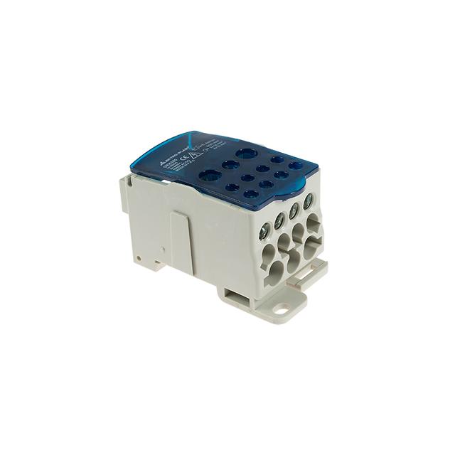 Blok Rozdzielczy UKK-500 na szynę TH35 lub do pow. płaskich Al/Cu max 8x24mm 2x35mm 5x16mm 4x10mm 415V AC/DC 500A 49.5000 OPATÓWEK