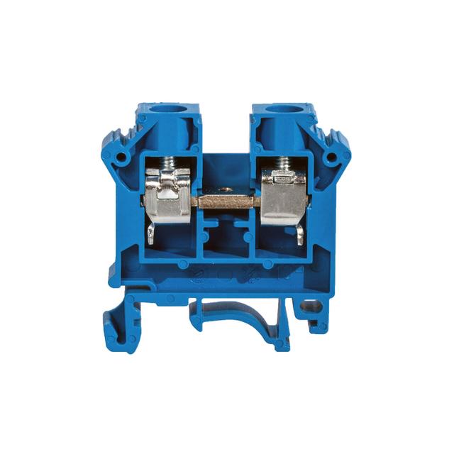 ZSG1-10.0Nn ,  Złączka szynowa gwintowa, seria NOWA, 10,0 mm2, TS 32,35, 1 tor, niebieski