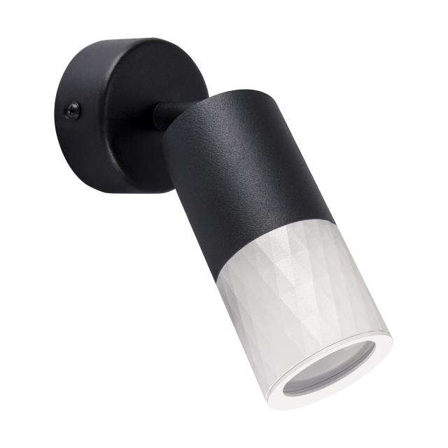 Ideus kinkiet (reflektorek) Piano SPT GU10 czarny/biały 03880 IDEUS