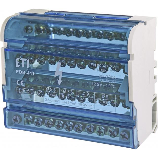 Blok rozdzielczy 125A (4x11 zacisków) EDB-411 001102304 ETI