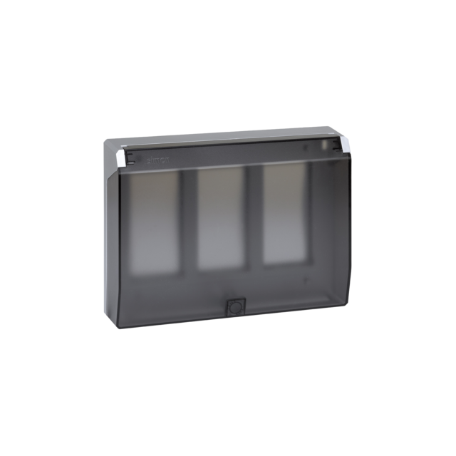 Simon Connect Ramka obudowy S500 z pokrywą 3-modułowa 6x K45 aluminium