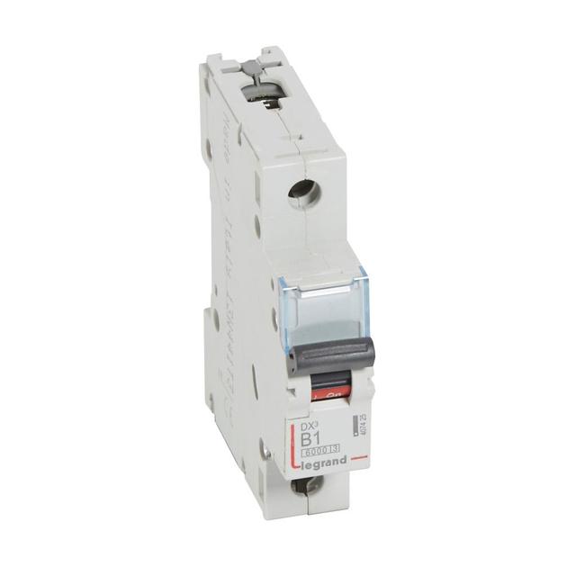 WYŁĄCZNIK NADPRĄDOWY S 301 1P B 1A 6000A SERII DX3, Legrand