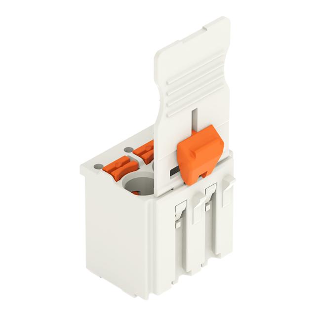 Gniazdo picoMAX raster 5mm 3‑biegunowe z płytką uchwytową i suwakiem 2092‑1103/002‑000 /100szt./ WAGO