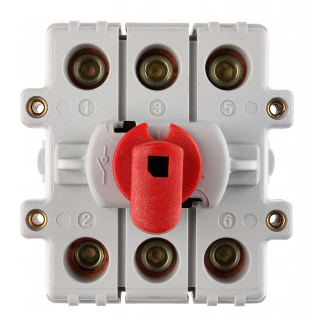 ROZŁĄCZNIK POKRĘTNY KU i VKA DO OŚKI  3P 125A