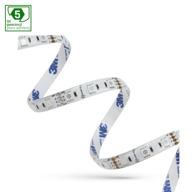 PASEK LED 48W 5050   60LED RGB 1m (rolka 5m) - bez osłony