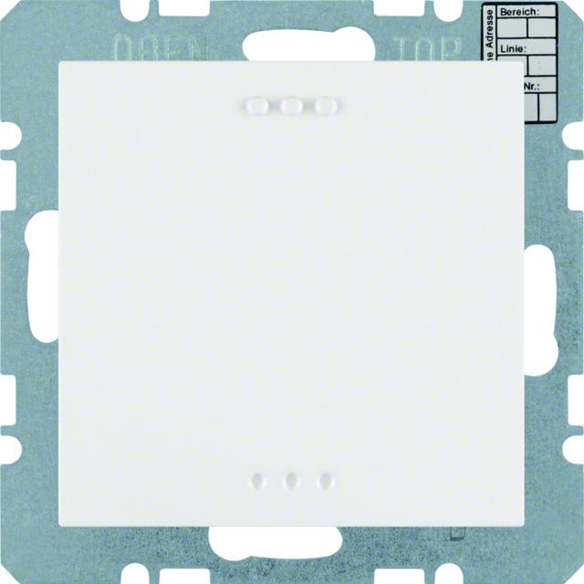 BERKER KNX system S.1/B.3/B.7 Regulator temperatury bez sterowania ręcznego z interfejsem uniwersalnym biały 75441289 HAGER