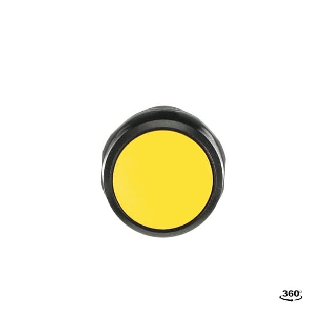 Przycisk monostabilny wklęsły 2NO żółty CP1-10Y-20