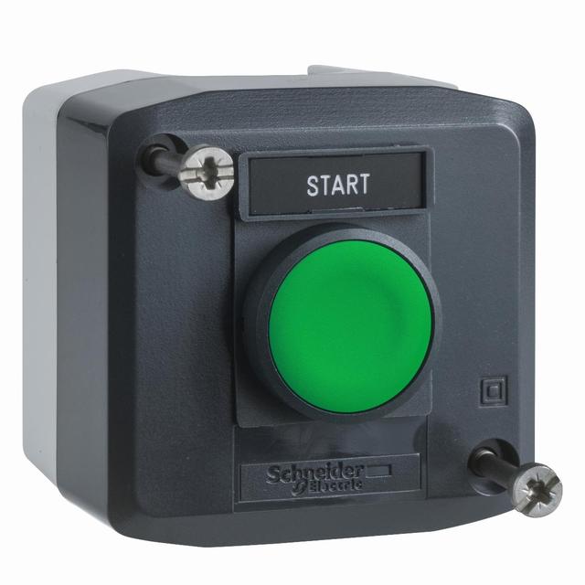 Harmony XALD Stacja sterująca ciemnoszara z przyciskiem fi22 XALD101H29 Schneider