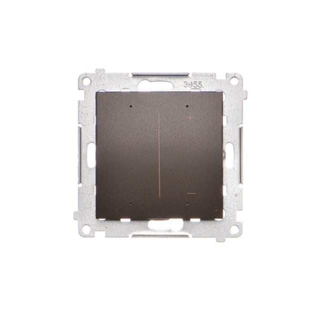 Simon 54 GO Ściemniacz do żarówek LED-owych, 230 V [Wi-Fi] brąz mat DESL1W.01/46 KONTAKT