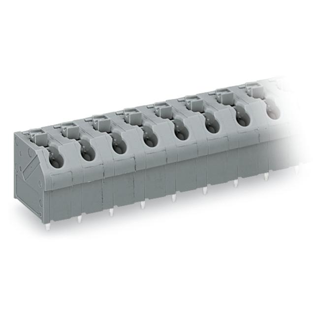 Złączka do płytek drukowanych przycisk 1,5mm2 RM 7,5mm 4-bieg szara /40szt./ 250-604 WAGO
