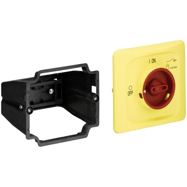 Element montażowy na drzwi MS132 czerwony/żółty DMS132-Y