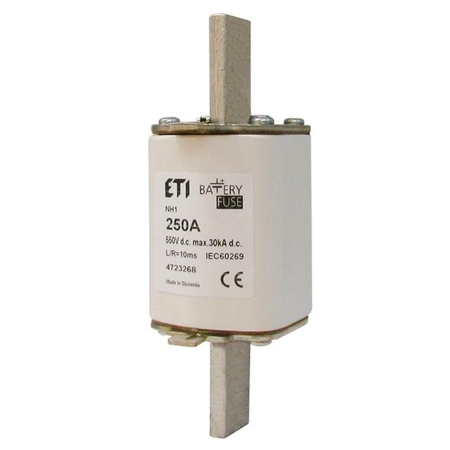 Wkładka topikowa NH do ochrony akumulatorów, magazynów energii DC NH1 gBat 40A 550V DC 004723259 ETI
