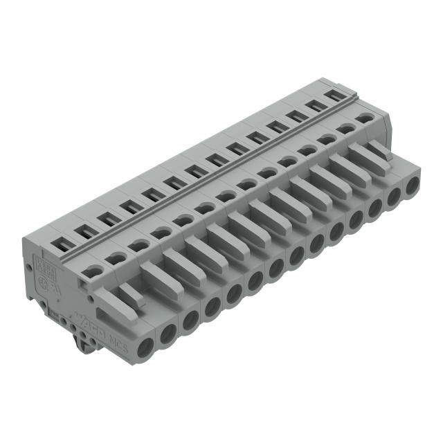 Gniazdo MCS‑MIDI Classic 14‑biegunowe szare raster 5mm 231‑114/008‑000 /25szt./ WAGO