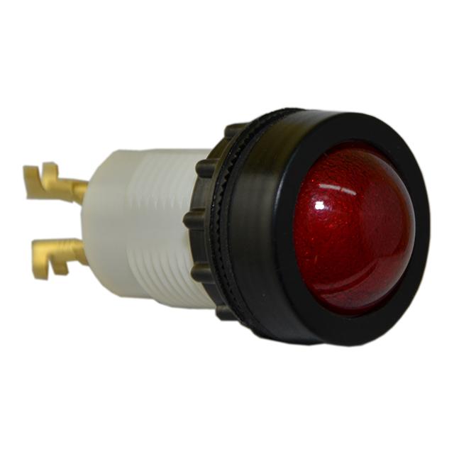 Lampka D22S W3 24V-230V czerwona