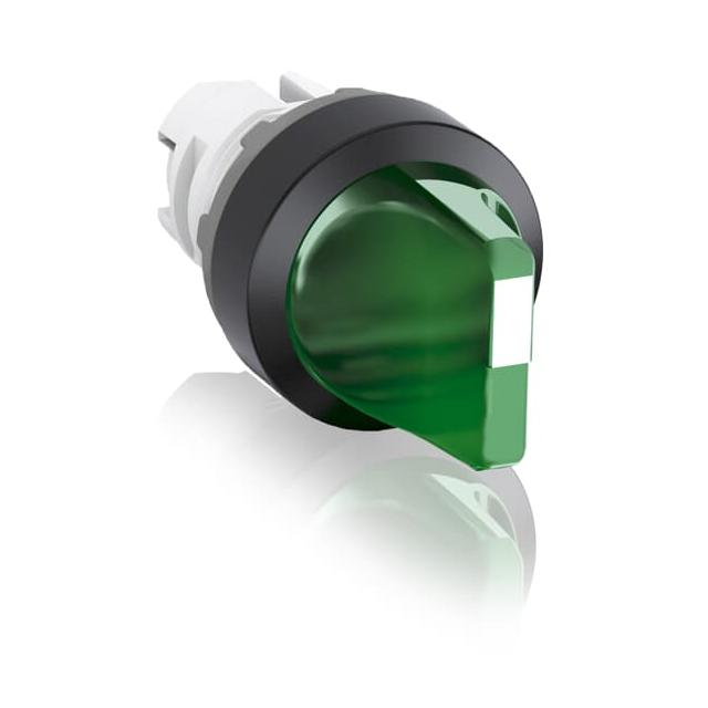 Przełącznik obrotowy 2poz. zielony M2SS2-11G