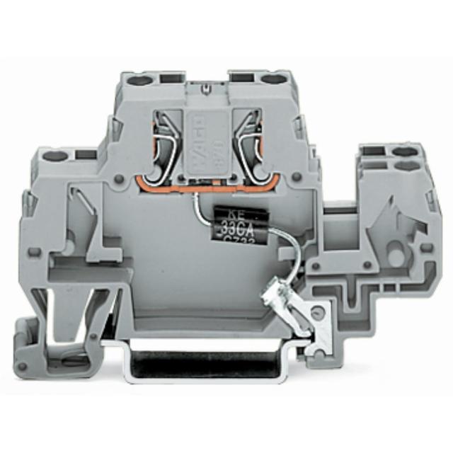 złączka z podwójną diodą supresorową 110/120V AC