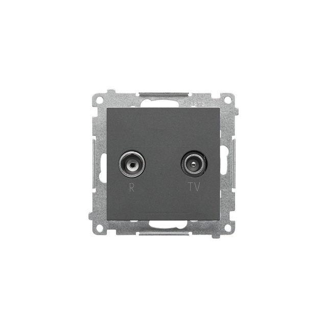 Simon 55 Gniazdo antenowe R-TV zakończeniowe 10dB do gniazd przelotowych 1x Wejście: 5÷862 MHz Grafi