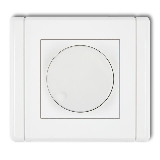 FLEXI Elektroniczny regulator oświetlenia przyciskowo-obrotowy do lamp LED biały