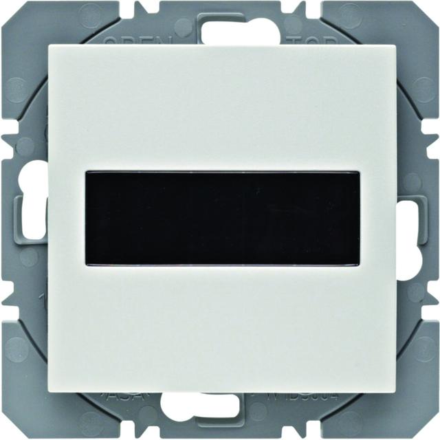 BERKER S.1/B.3/B.7 KNX RF Przycisk pojedynczy płaski z baterią słoneczną biały 85655188 HAGER