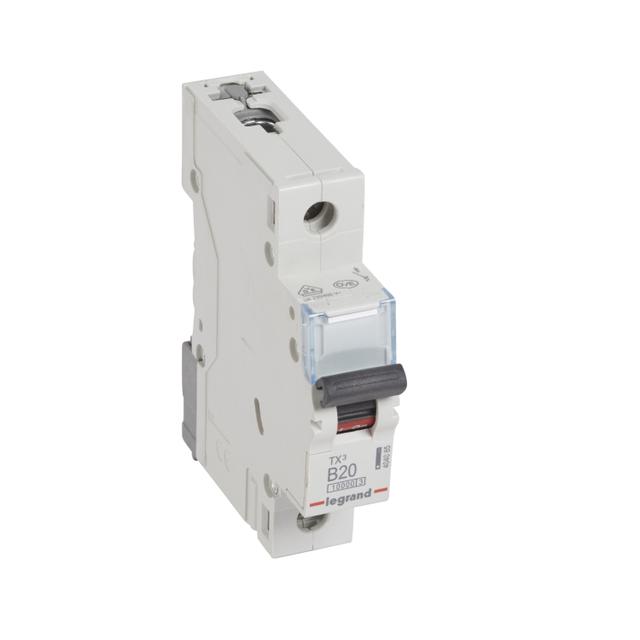 Wyłącznik Nadprądowy S 311 1P B20A 10000A TX3 404085 LEGRAND