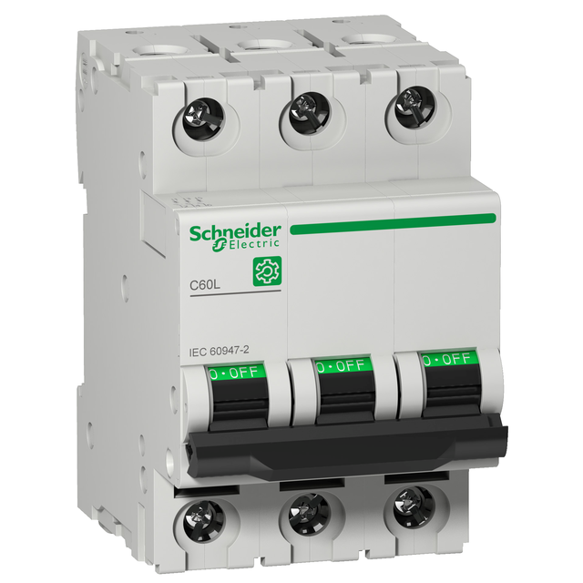 Wyłącznik nadprądowy C60L-C4-3-OEM charakterystyka C 4 A 3-biegunowy M9F17304 Schneider