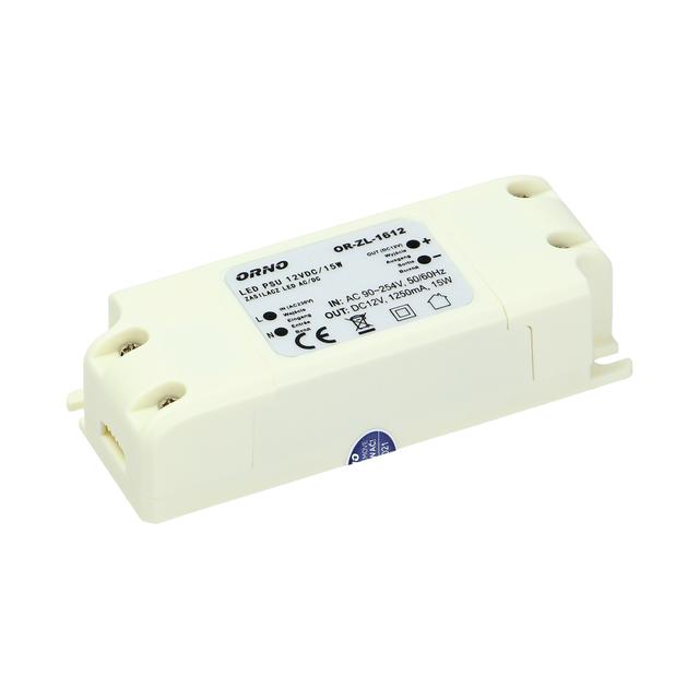 Zasilacz LED 12V DC 15W 1,25A IP20 OR-ZL-1612 ORNO