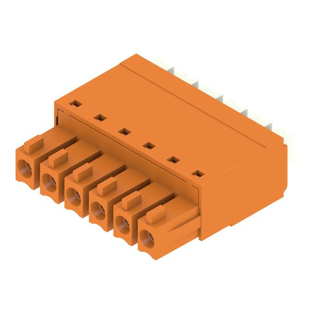 BCF 3.81/06/180 SN OR BX Wtyk PCB (złącze wiązki), listwa z gniazdami, 3.81 mm, Liczba biegunów: 6, PUSH IN, złącze sprężynowe /50szt./ 1969130000 WEIDMÜLLER