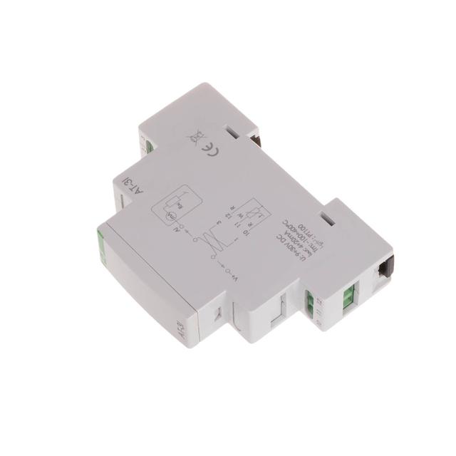 analogowy przetwornik temp., dla PT-100, prądowy 4-20mA, 1 moduł, bez sondy
