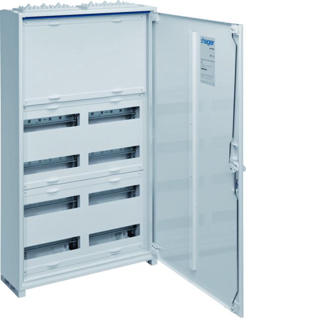 Rozdzielnica modułowa 12x8 natynkowa IP44 kl.II FW univers N 950x550x160mm FWB62N HAGER