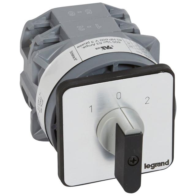 PRZEŁĄCZNIK KRZYWKOWY 0-1-2 PR63 63 A 2P, Legrand