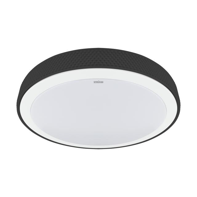 Plafoniera SMD LED RATAN LED C 24W BLACK CCT