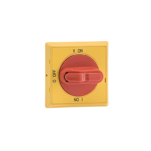 OHYS2AJE011 pokrętło żółto-czerw I-0-II (blokada kłódką w poz 0)