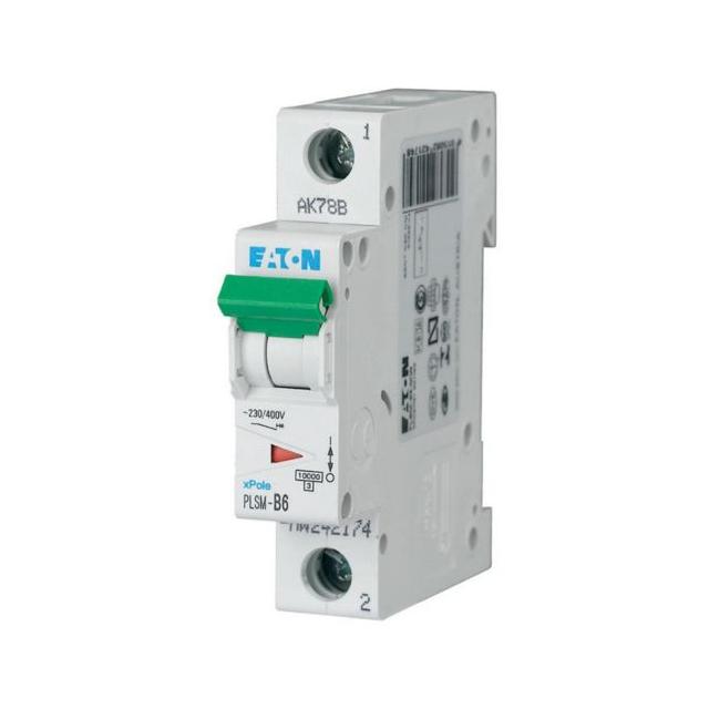 PLSM-B6-MW Wyłącznik nadprądowy 10kA B6A 1P 242174 EATON