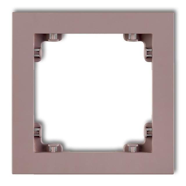 DECO Ramka uniwersalna pojedyncza z tworzywa DECO Pastel Matt lawendowa