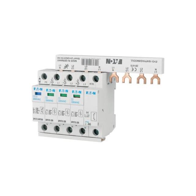SPCT2-335-3+NPE/BB Ogranicznik przepięć typ T2 3P+N PE 20kA 167630 EATON