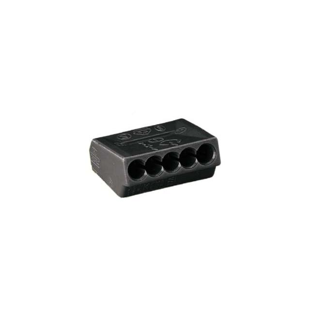 ZŁĄCZKA INSTALACYJNA 273-105 5X1,0 - 2,5 CIEMNOSZA
