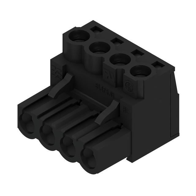 BLZP 5.08HC/04/180 SN BK BX Wtyk PCB (złącze wiązki), 5.08 mm, Liczba biegunów: 4, Przyłącze z jarzmem /90szt./ 1943830000 WEIDMÜLLER