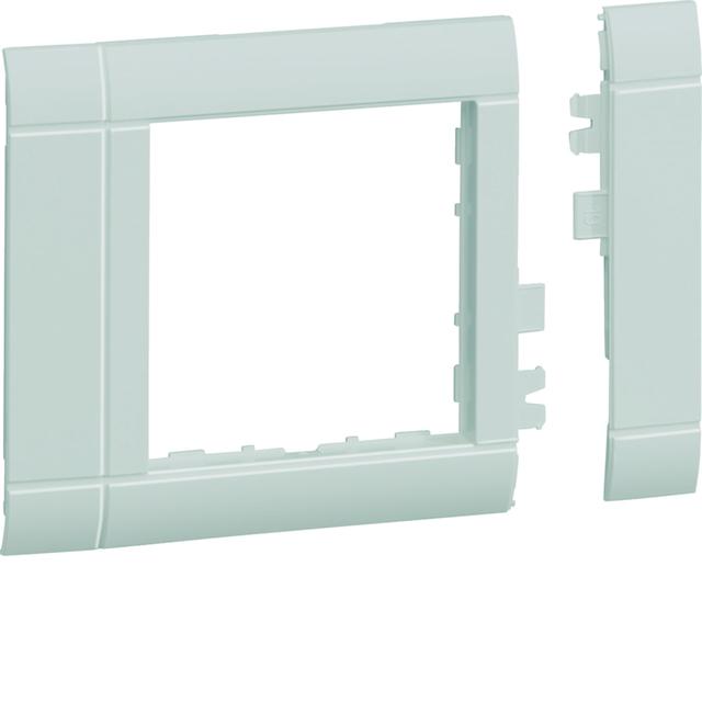 tehalit.WA Maskownica 80mm 1-krotna 55x55mm PC-ABS bezhalogenowy jasnoszary
