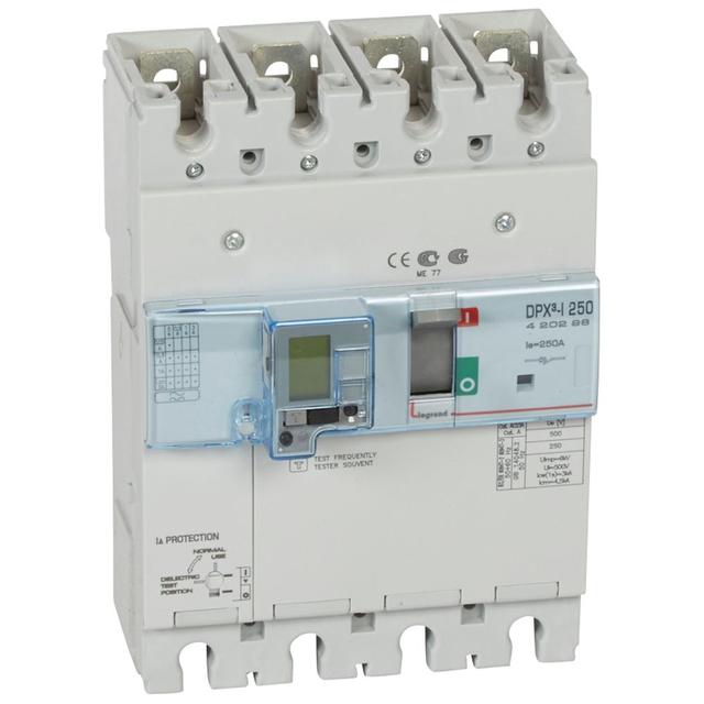 Rozłącznik DPX3-I 250 Z Zab. R-Pr. 4P 250A 420298 LEGRAND