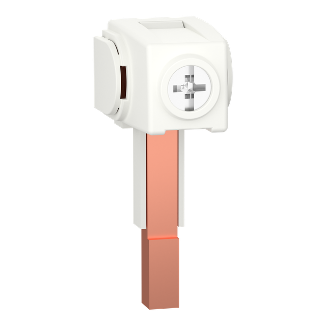 Zacisk zasilający Acti9 do szyny sztyftowej 3+N-biegunowej A9XPCM04 zestaw 4 sztuk