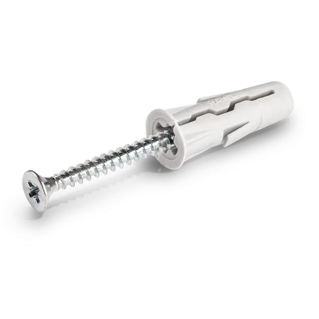 Kołek uniwersalny UNO 10x36mm z wkrętem 5,0x40mm 100szt. UNO-10+540 RAWLPLUG