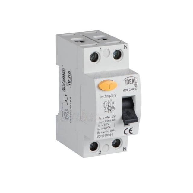 Wyłącznik różnicowo-prądowy KRD6-2/40/30