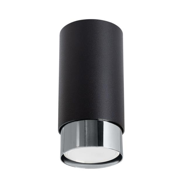 Sollux Plafon NERO 12,5 czarny/chrom SL.1408